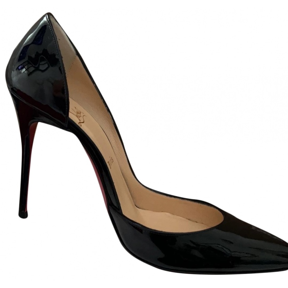Brand new black leather Christian Louboutins